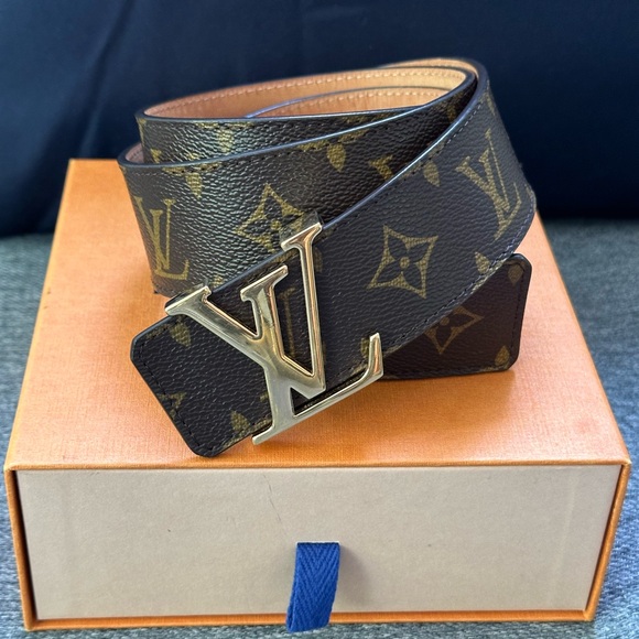 LOUIS VUITTON MONOGRAM BROWN WOMENS BELT ๐ AUTHENTIC ๐ - Picture 1 of 7